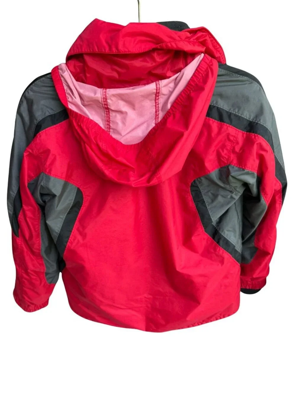 Columbia Youth 10/12 Red Black Jacket Fleece Lined Winter Coat